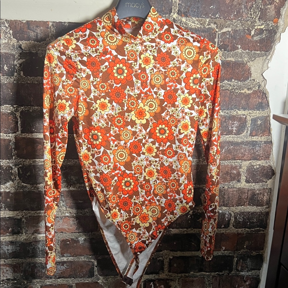 Floral Long Sleeve Bodysuit